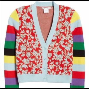 Alice + Olivia Minako mulitpattern Cardigan